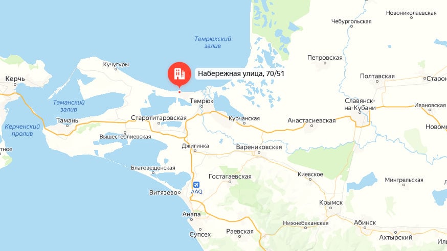 Карта расположения